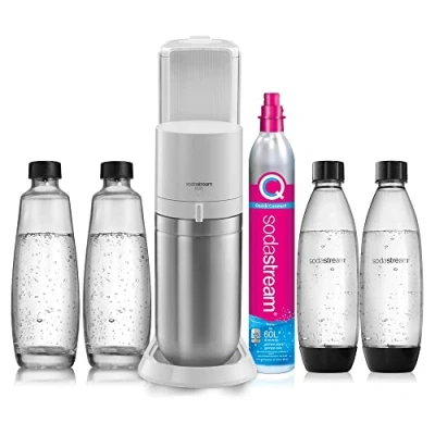 Bild av Machine a soda et eau gazeuse Sodastream DUO Blanche + 2 carafes bouteilles