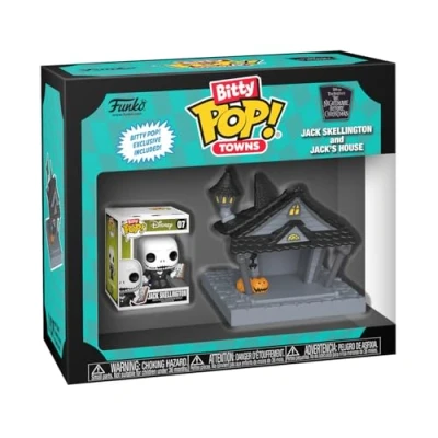 Bild av Funko Figurine Disney Town Nbx Jack Skellington At Home Bitty Pop 6cm 0889698836838