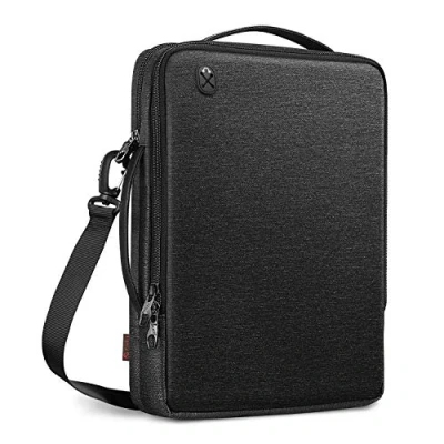Bild av FINTIE FINPAC Axelväska för 13,5 tum MacBook Air M3/A3113 M2/A2681 2024 2022, Pro 14 M3/M2/M1 2023 2021, 13,3 MacBook, Surface Pro, datorbärfodral med elektronik organiseringsficka