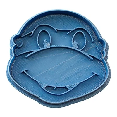 Bild av cuticuter Sköldpadda Ninja kakskärare, blå, 8 x 7 1,5 cm