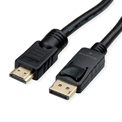 Bild av ROLINE DisplayPort kabel DP UHDTV, ST/ST, svart, 10 m