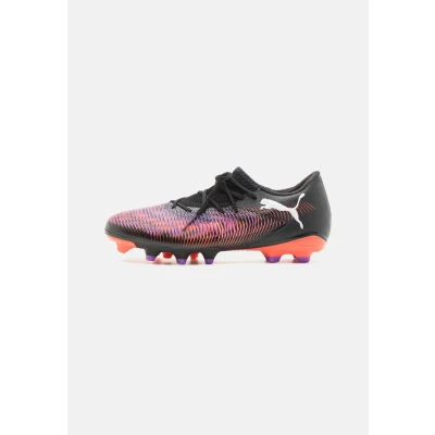 Bild av Puma Future 8 Match LOW FG/AG Fotbollsskor fasta dobbar, Storlek: 39, Black/white/glowing red Textil/syntet