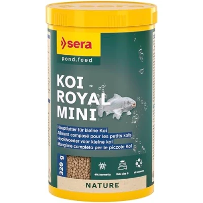 Bild av sera Koi Royal Mini, Dammfisk, Torr fiskmat, Pellets, Vitamin A, B1, B2, C, D3, E, Liten, 32,5%