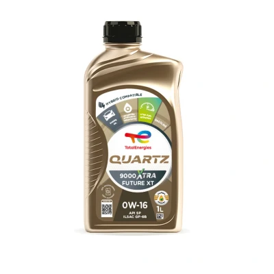 Bild av Total Quartz 9000 Xtra Future XT 0W 16 1I Huile moteur 2225508 TOYOTA: Yaris III 3/5 portes, C HR, Aygo, SUZUKI: Vitara IV SUV, SWIFT 5, Ignis