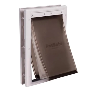Bild av PetSafe Extreme Weather Husdjursdörr, Medium, Enkel Installation, Isolerande, Väderbeständig, Energieffektiv, 3 Flap System