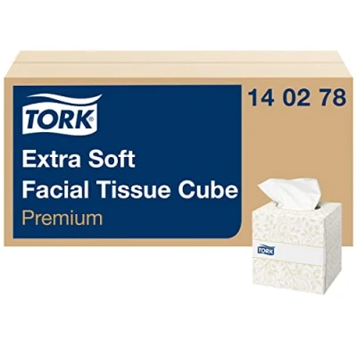 Bild av Ansiktsservetter Tork Extra mjuk 100 ark/pack 30pack/kartong (30 förpackningar per kartong)
