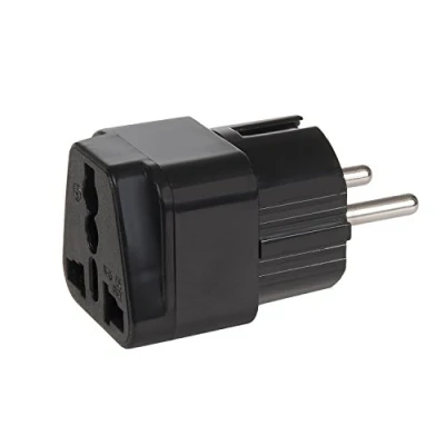 Bild av Maclean MCE155 Universal reseadapter kontakt GB/UK (uttag) till EU Schuko (kontakt)