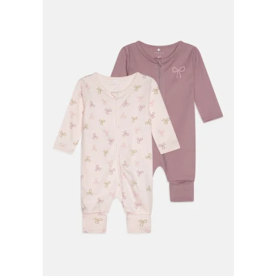 Bild av Name it Nbfnightsuit BOW 2 PACK Pyjamas för barn, Storlek: 50, Barely pink