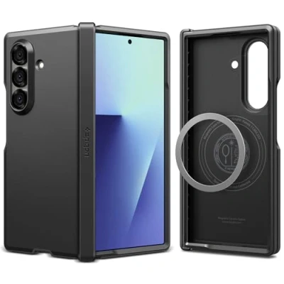 Bild av Spigen Tough Armor Pro MagFit Case för Samsung Galaxy Z Fold 7 Skal Fodral, Kompatibel med MagSafe Svart