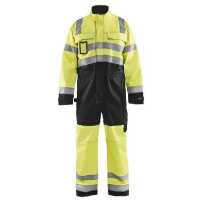 Bild av VARSELOVERALL 6373 1804 VARSELGUL/SVART C62 Beijerbygg Byggmaterial