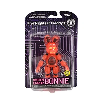 Bild av Funko Actionfigur: Five Nights At Freddy&#039;s (FNAF) Systemfel Bonnie kaninen Glow In the Dark Samlarobjekt Presentidé Officiell vara för pojkar, flickor, barn och vuxna