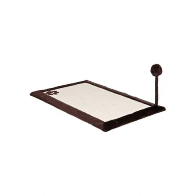 Bild av Trixie Scratching mat with toy sisal rug/plush 70 x 45 cm brown