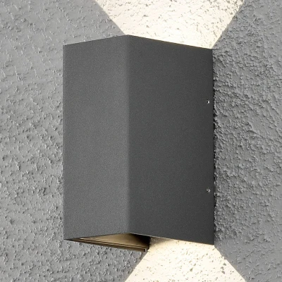 Bild av Konstsmide LED utomhusvägglampa Cremona 8 cm antracit