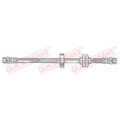 Bild av QUICK BRAKE 22.918 Flexible De Frein 396 M10x1 RENAULT: ESPACE 4, LAGUNA 2, Vel Satis