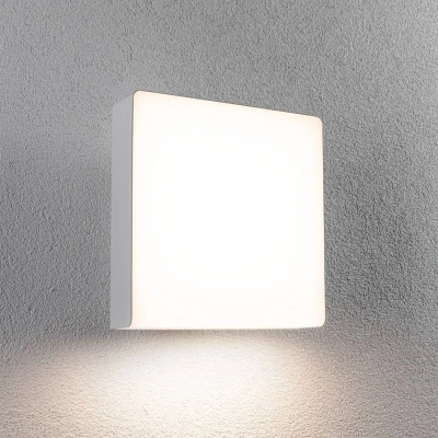 Bild av Paulmann LED utomhusvägglampa Azalena, sensor, vit