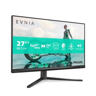 Bild av PHILIPS Evnia 27M2N3200A 27 inch FHD monitor, 180 Hz, 1 ms, FreeSync Prem., G Sync comp., HDR10, height adjustment. (1920x1080, DisplayPort, HDMI) black/gray