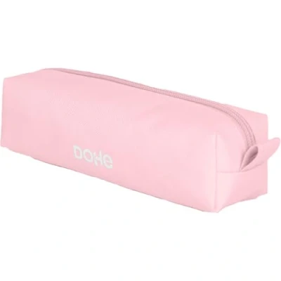 Bild av Dohe Enkelt skolpennfodral 1 fack, rektangulärt multifunktionspennfodral, 21x5x6 cm, dragkedja, tillverkad av slitstark polyester SERENITY Pink