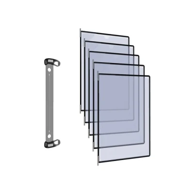 Bild av tarifold Väggställ magnetisk A4 10 panel