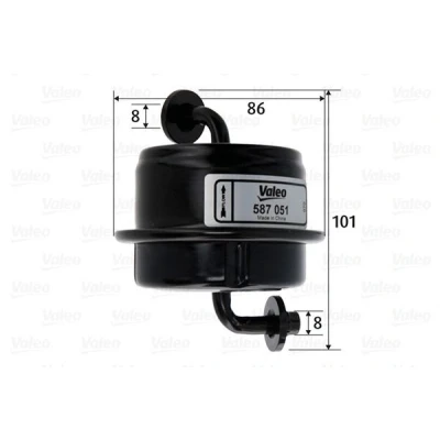 Bild av VALEO 587051 Filtre à Carburant de conduite 8 SUZUKI: SWIFT 2
