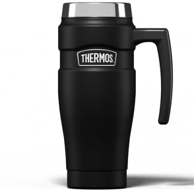 Bild av Termos 101834 rostfritt kung resemugg, matt svart, 470 ml