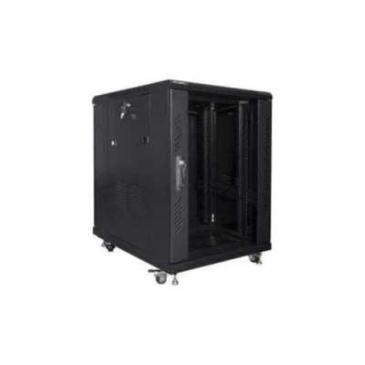 Bild av CabINetrack LANBERG FF01 6815 12B (15 U; 19 tum; 848 mm/600 mm/800 mm; stående; glas; 800 kg; svart färg)