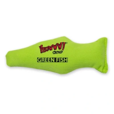 Bild av Yeowww Catnip Grön Fisk 18 cm