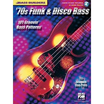 Bild av Bass builders 70s funk and disco guitare basse recueil + enregistrement(s) en ligne: 101 Groovin&#039; Patterns