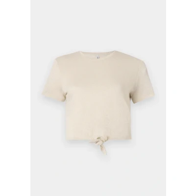 Bild av ONLY Onlamber LIFE KNOT Tshirt bas, Storlek: Large, Cloud dancer/frosted almond