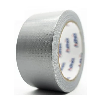 Bild av Universell vävtejp, tygtejp pansarband kan handrivas och är vattentät för tillämpningar som markering, tätning, buntning 1 rulle (silver, 48 mm x 50 m)