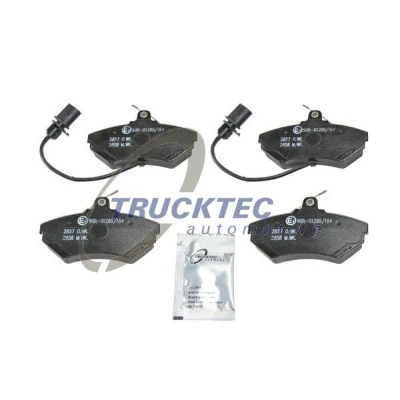 Bild av TRUCKTEC AUTOMOTIVE 07.35.229 Jeu de plaquettes frein Essieu Avant contact signal d&#039;usure inclus AUDI: A4 B7 Avant, Berline, B5