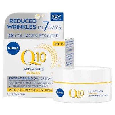 Bild av NIVEA Q10 Power Firming Day Cream SPF15 Anti Wrinkle Moisturizing 50 ml