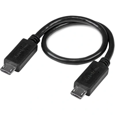 Bild av StarTech.com 20 cm USB OTG kabel Micro till adapterkabel St/St