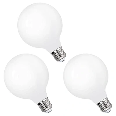 Bild av ENUOTEK E27 LED Lampor, 6W 680Lm Kallvit 6000K, G95 Diameter 95mm Stor Globen Lampan, Energisparande Glödlampor med Edison skruv, Ersätter 60W Glödlampor, Inte Dimbar Förpackning 3 st