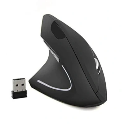 Bild av BeWishes ergonomisk mus vänster hand, 2,4G trådlös vertikal för vänsterhänta mus, 3 justerbara DPI (800/1200/1600), speciellt