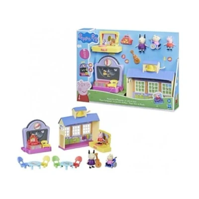 Bild av Peppa Pig Peppa’s Adventures Peppa&#039;s School Playgroup Preschool Toy, with Speech and Sounds, for Ages 3 Up