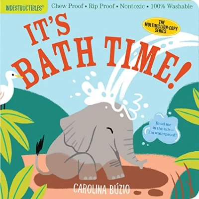 Bild av Indestructibles: It&#039;s Bath Time!: Chew Proof · Rip Nontoxic 100% Washable (Book for Babies, Newborn Books, Safe to Chew)