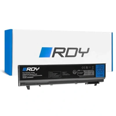 Bild av RDY Laptop Akku PT434 W1193 4M529 NM631 KY477 Batteri för Dell Latitude E6400 E6410 E6500 E6510 PP30L PP27LA PP30LA Precision M2400 M4400 M4500 (Kapacitet: 4000 mAh 11.1V)