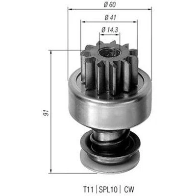 Bild av MAGNETI MARELLI 940113020104 Pignon, démarreur