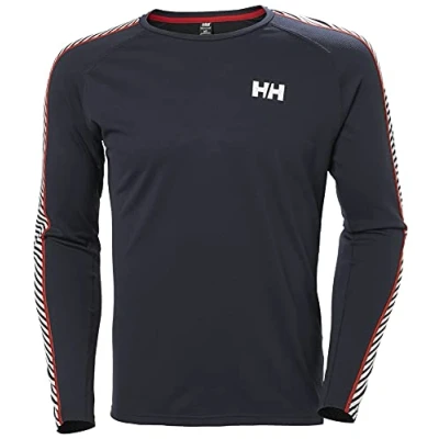 Bild av Helly Hansen Lifa Active Stripe Crew Funktionströja för män, Marinblå, L