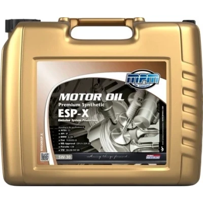 Bild av Mpm Premium Synthetic ESP X 5W 30 20I Huile moteur 05020ESP VOLKSWAGEN: Golf 4, 5, 7, BMW: 3 Berline, 1 5 portes, Berline