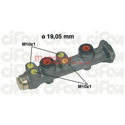 Bild av METZGER 202 150 Maître Cylindre 19,1 CIFAM FIAT: Cinquecento, Seicento / 600 3/5 portes