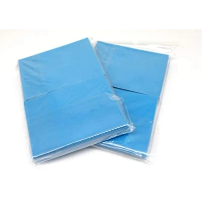 Bild av Docsmagic.de 2 x 100 Double Mat Light Blue Card Sleeves Standard Size 66 91 PKM MTG
