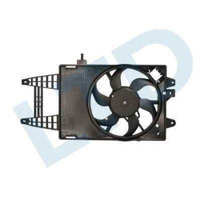 Bild av NRF 47243 ventilateur Moteur 315 12 66 avec cadre du de radiateur (encadrement) FIAT: Punto II 3/5 portes, Idea, LANCIA: Ypsilon II, Musa