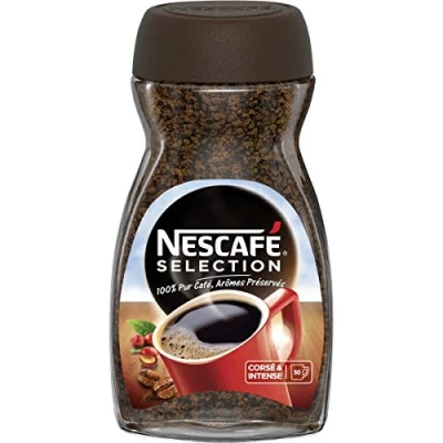 Bild av NESCAFÉ Urval, lösligt kaffe, 100 g flaska set med 4 flaskor