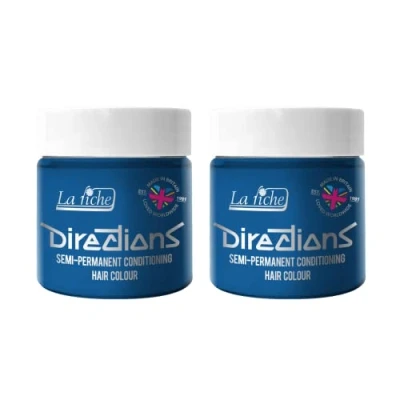 Bild av La Riche Directions semipermanent hårfärg 100 ml burk 2 pack (Lagoon Blue)