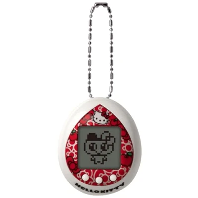 Bild av TAMAGOTCHI Bandai Hello Kitty (körsbär) 50 årsjubileum specialutgåva (90166), samlarobjekt virtuellt husdjur, temaspel, exklusiva tillbehör och minnesdesign