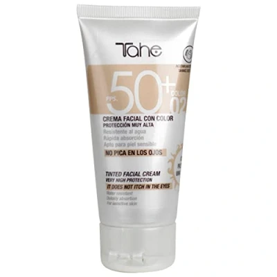 Bild av Tahe Ansiktssolskydd med färg solskydd SPF50+, 50 ml