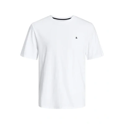 Bild av Jack &amp; Jones PLUS SIZE Einfarbig Tshirt bas, Storlek: 4XL, White