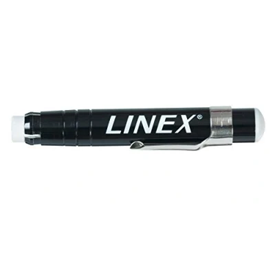 Bild av Linex krithållare, för runda kritor upp till 10 mm i diameter, med fästklämma, av metall, svart