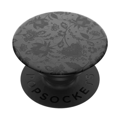 Bild av PopSockets PopGrip Hopfällbar Stativ och Grepp för Smartphone Surfplatta med en Swappable PopTop Dark Shadows
